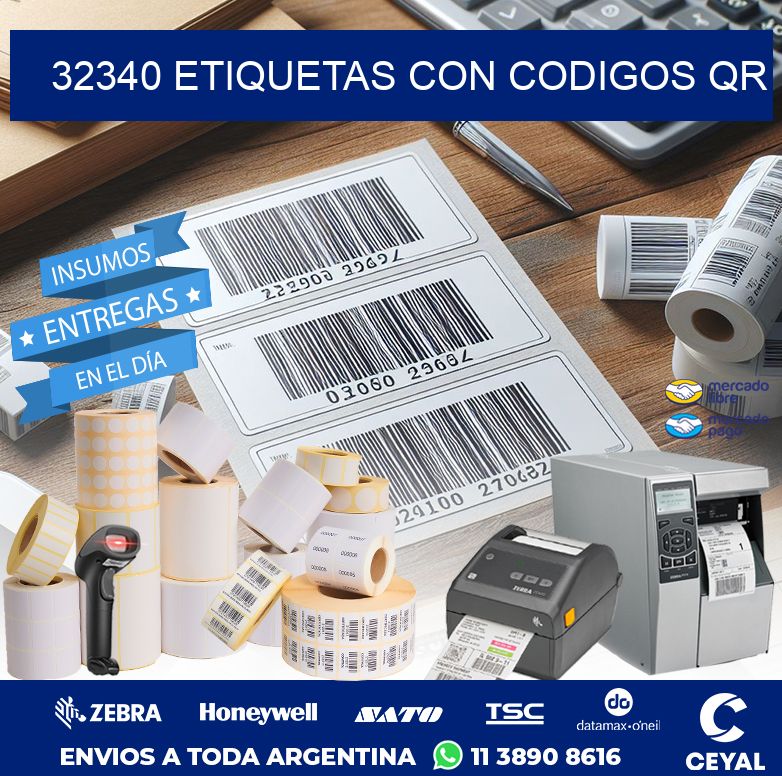 32340 ETIQUETAS CON CODIGOS QR