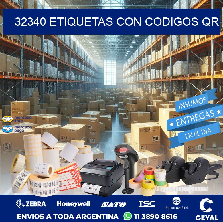 32340 ETIQUETAS CON CODIGOS QR