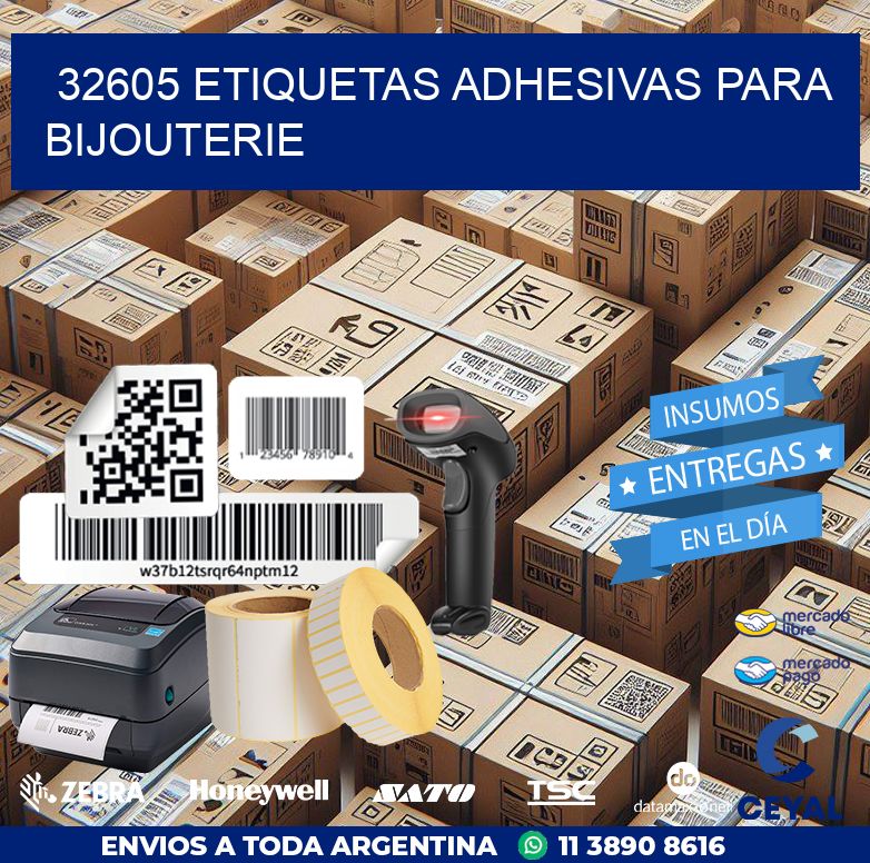 32605 ETIQUETAS ADHESIVAS PARA BIJOUTERIE