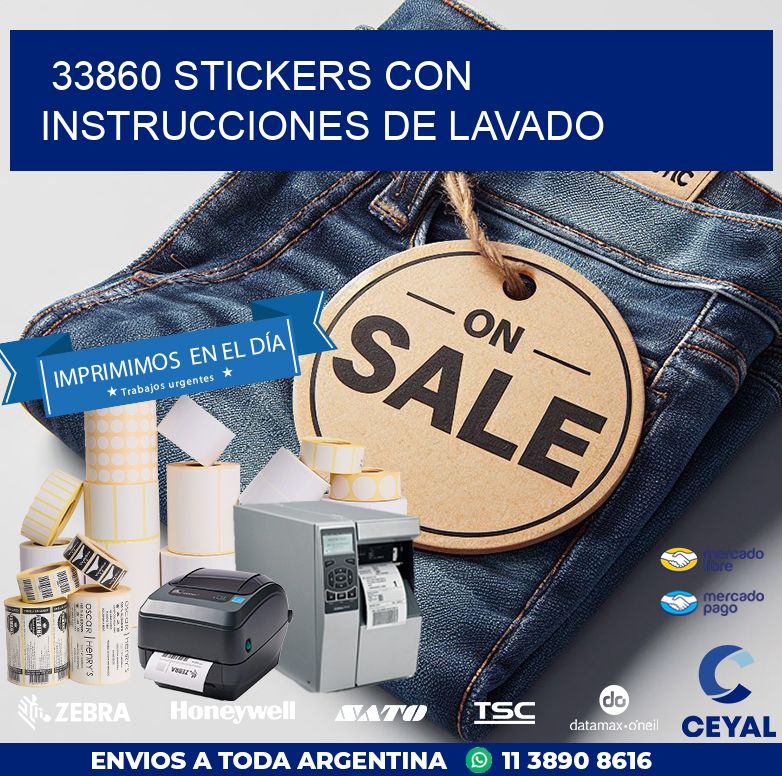 33860 STICKERS CON INSTRUCCIONES DE LAVADO