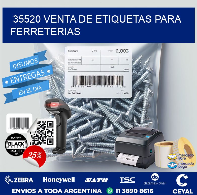 35520 VENTA DE ETIQUETAS PARA FERRETERIAS