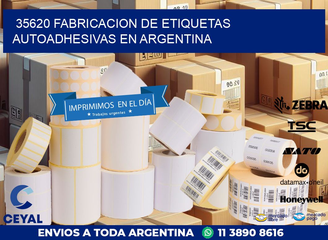 35620 FABRICACION DE ETIQUETAS AUTOADHESIVAS EN ARGENTINA