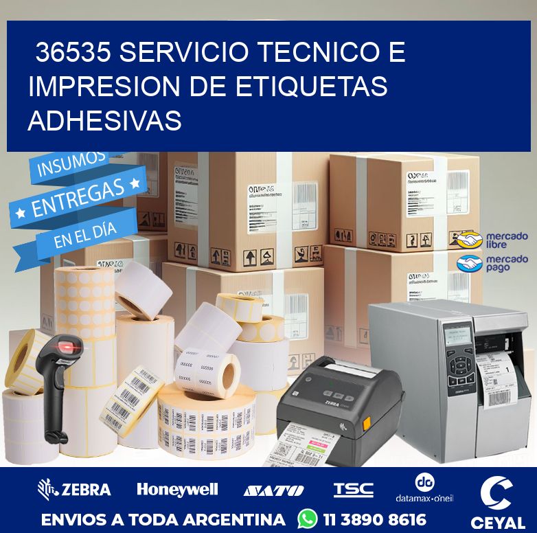 36535 SERVICIO TECNICO E IMPRESION DE ETIQUETAS ADHESIVAS