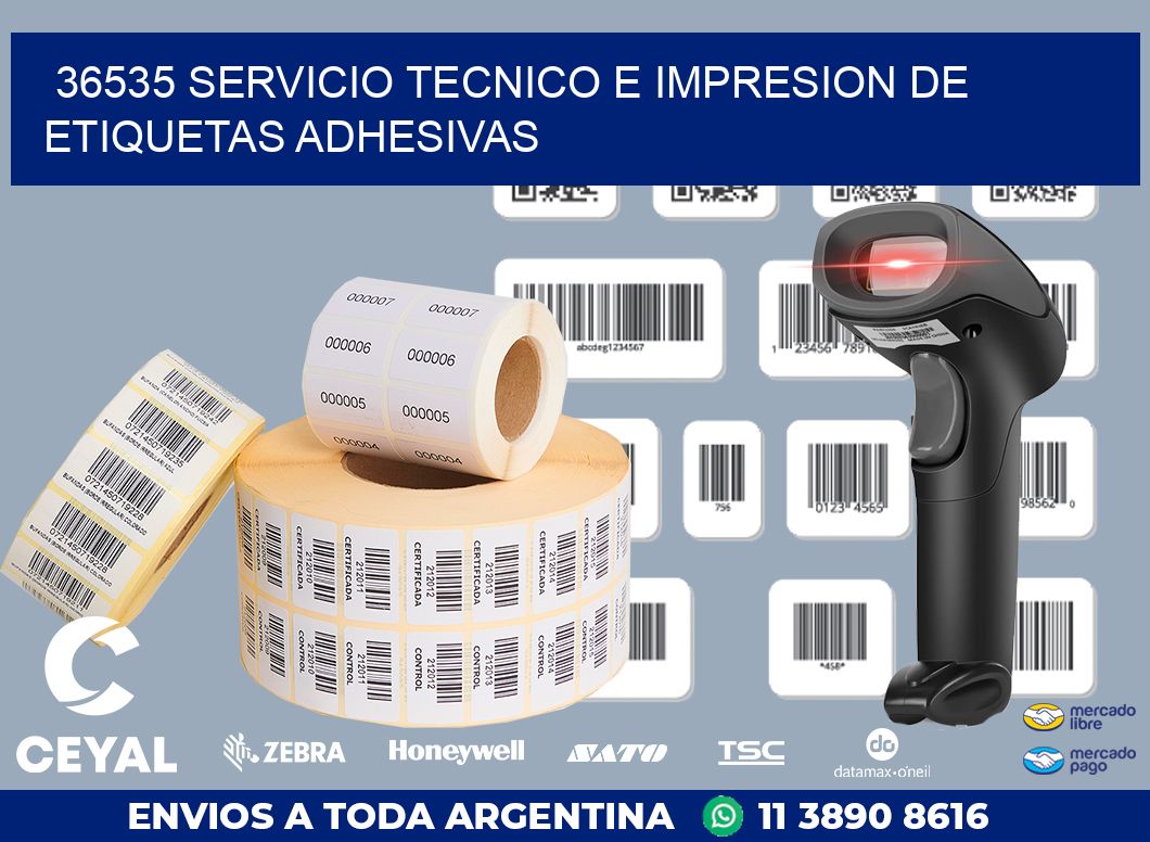 36535 SERVICIO TECNICO E IMPRESION DE ETIQUETAS ADHESIVAS