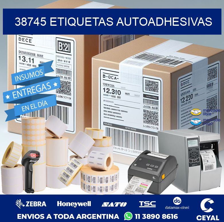 38745 ETIQUETAS AUTOADHESIVAS