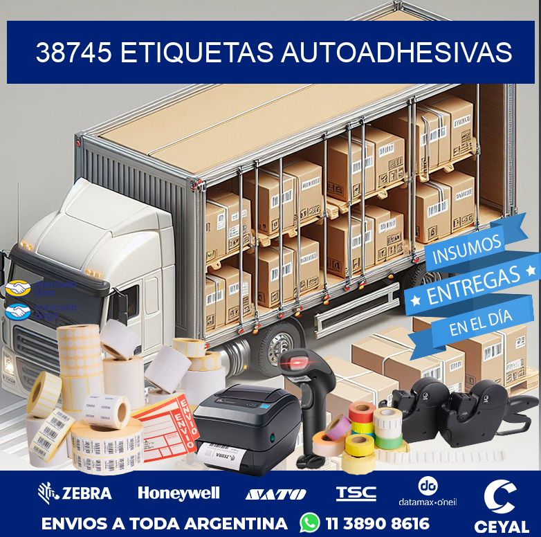 38745 ETIQUETAS AUTOADHESIVAS