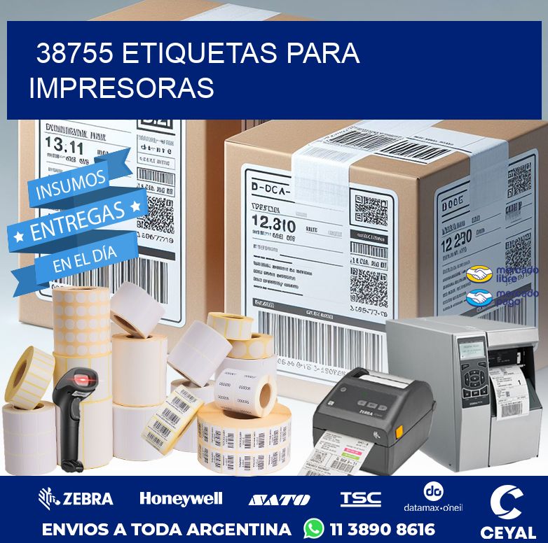 38755 ETIQUETAS PARA IMPRESORAS