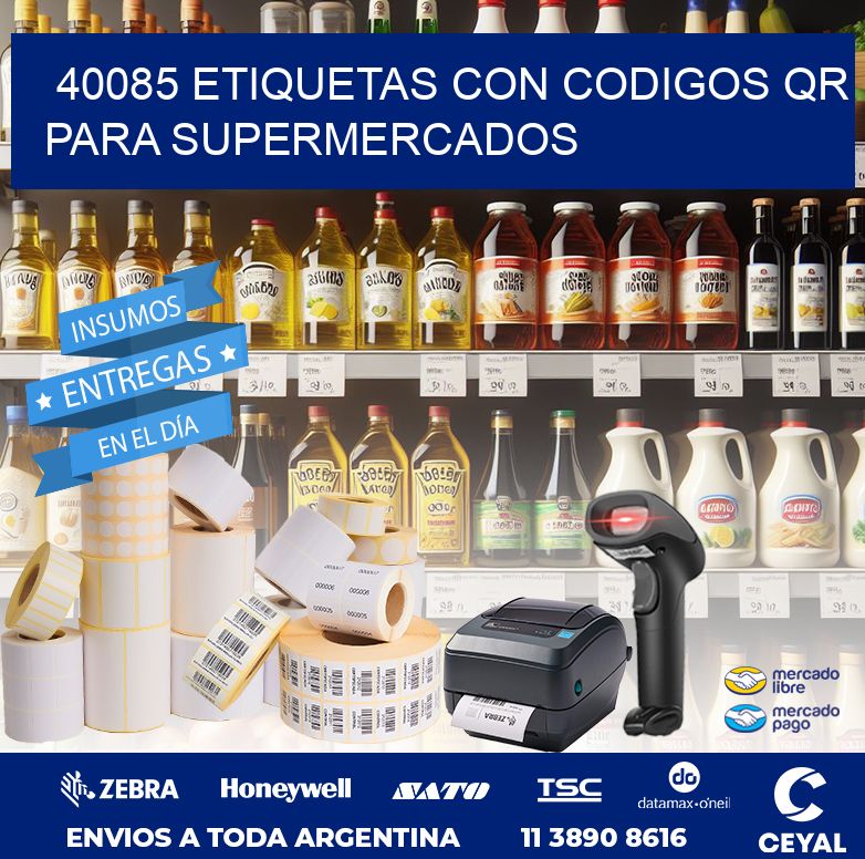 40085 ETIQUETAS CON CODIGOS QR PARA SUPERMERCADOS