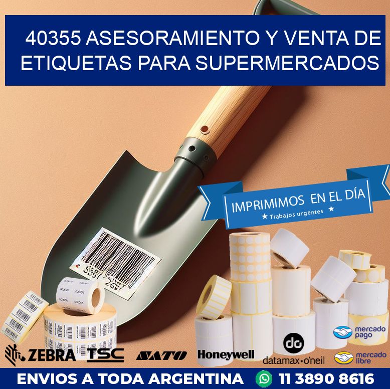 40355 ASESORAMIENTO Y VENTA DE ETIQUETAS PARA SUPERMERCADOS