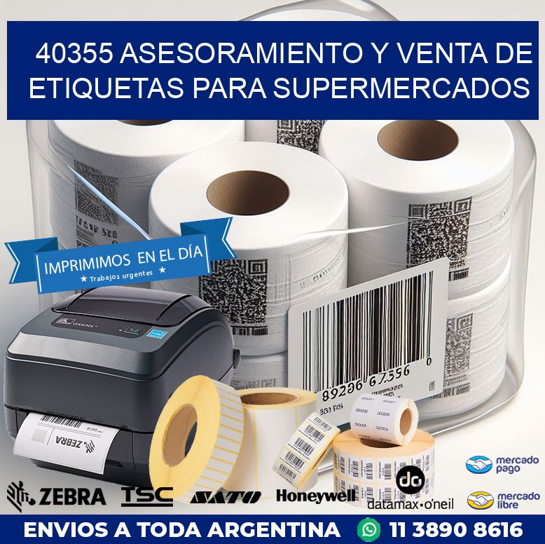 40355 ASESORAMIENTO Y VENTA DE ETIQUETAS PARA SUPERMERCADOS