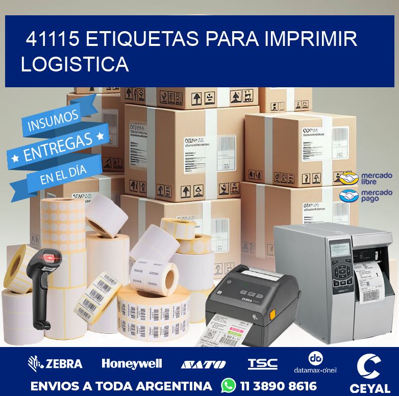 41115 ETIQUETAS PARA IMPRIMIR LOGISTICA