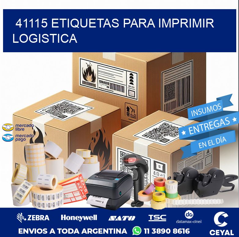 41115 ETIQUETAS PARA IMPRIMIR LOGISTICA