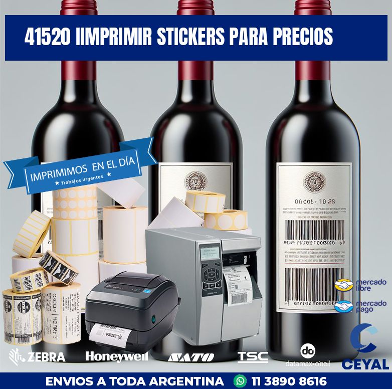 41520 IIMPRIMIR STICKERS PARA PRECIOS