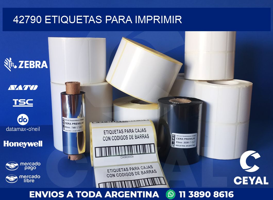 42790 ETIQUETAS PARA IMPRIMIR