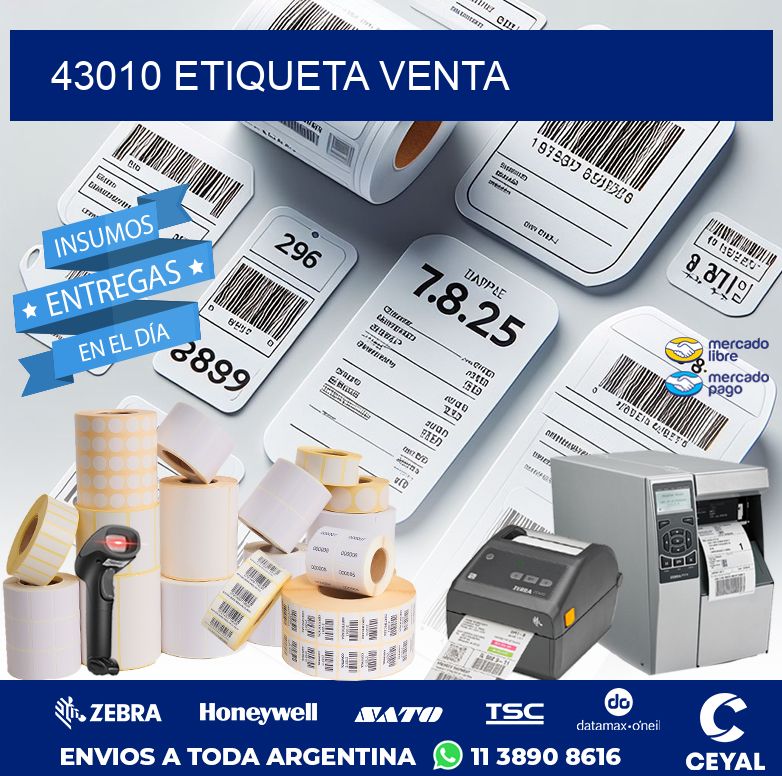 43010 ETIQUETA VENTA