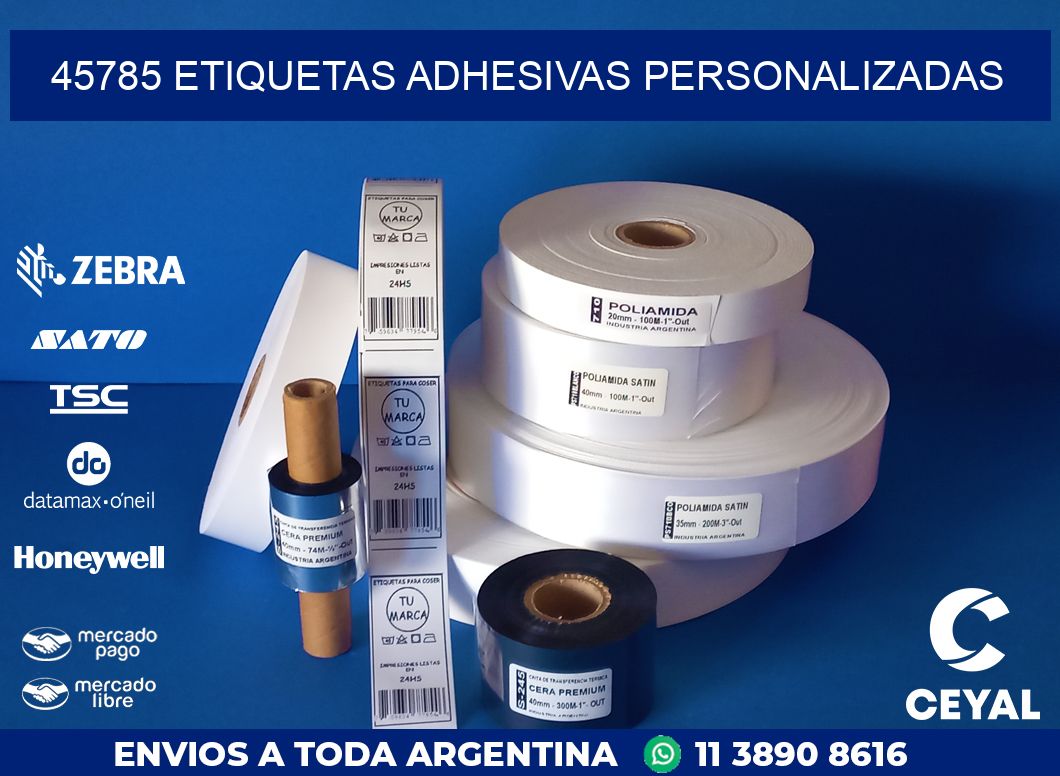 45785 ETIQUETAS ADHESIVAS PERSONALIZADAS