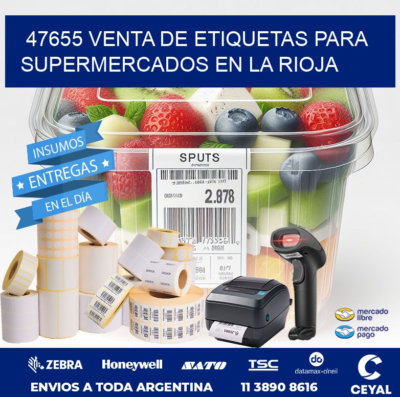 47655 VENTA DE ETIQUETAS PARA SUPERMERCADOS EN LA RIOJA