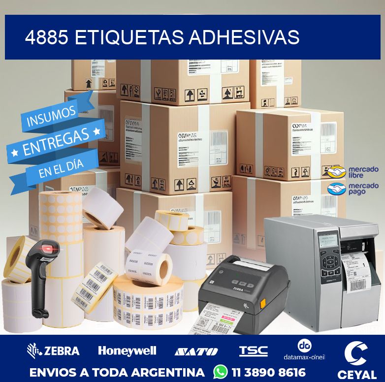 4885 ETIQUETAS ADHESIVAS