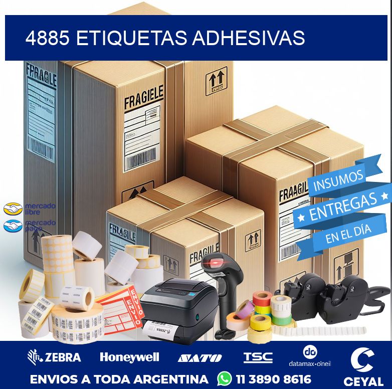 4885 ETIQUETAS ADHESIVAS