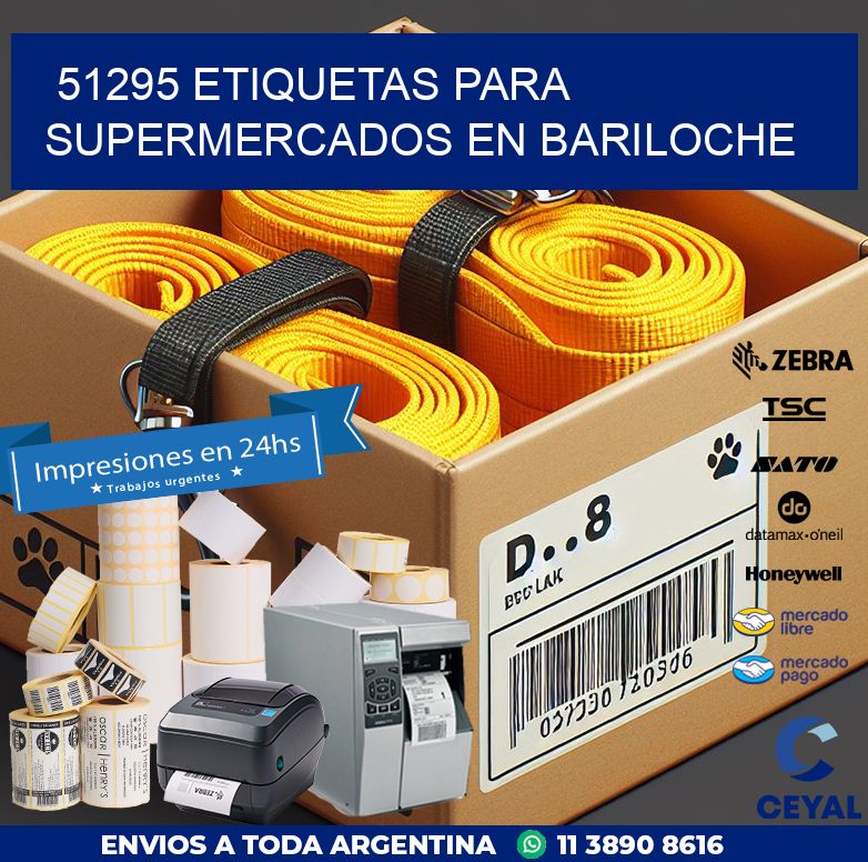 51295 ETIQUETAS PARA SUPERMERCADOS EN BARILOCHE