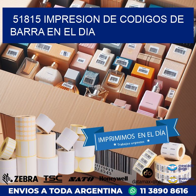 51815 IMPRESION DE CODIGOS DE BARRA EN EL DIA