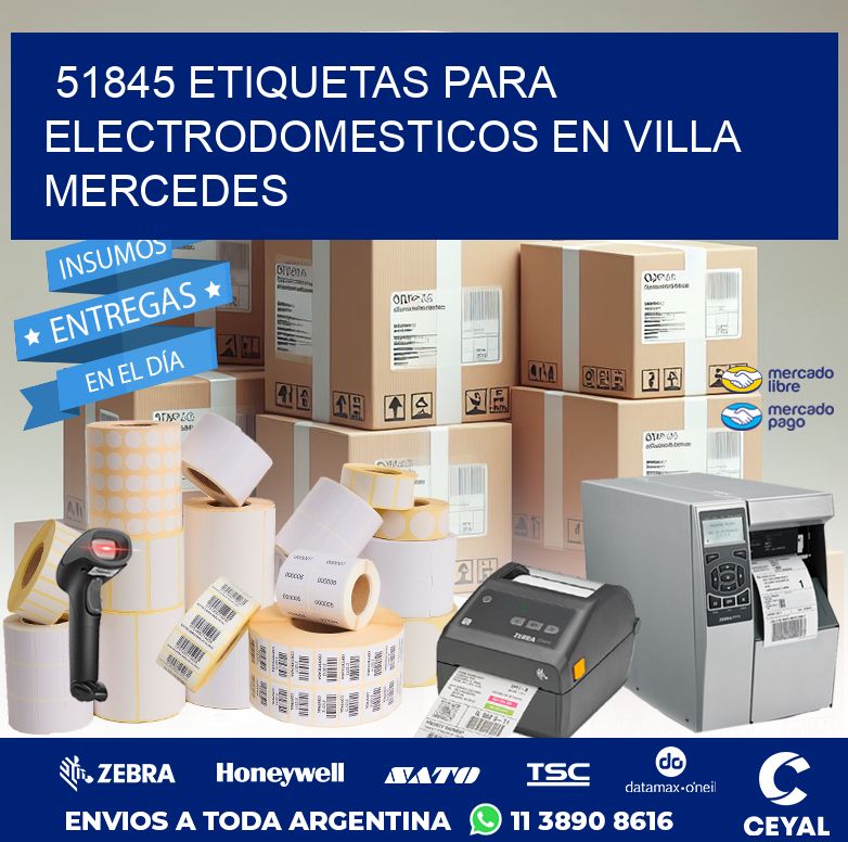 51845 ETIQUETAS PARA ELECTRODOMESTICOS EN VILLA MERCEDES