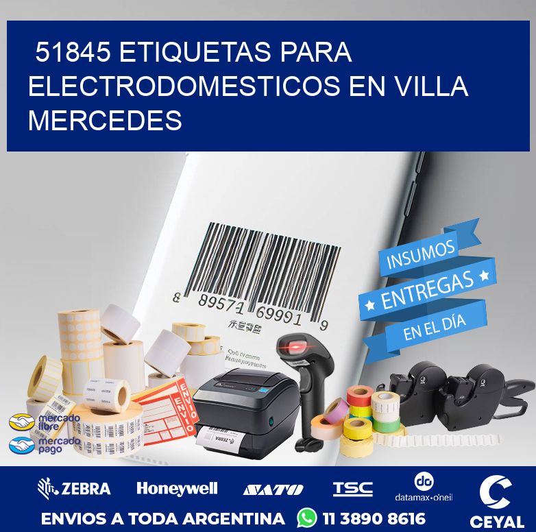 51845 ETIQUETAS PARA ELECTRODOMESTICOS EN VILLA MERCEDES