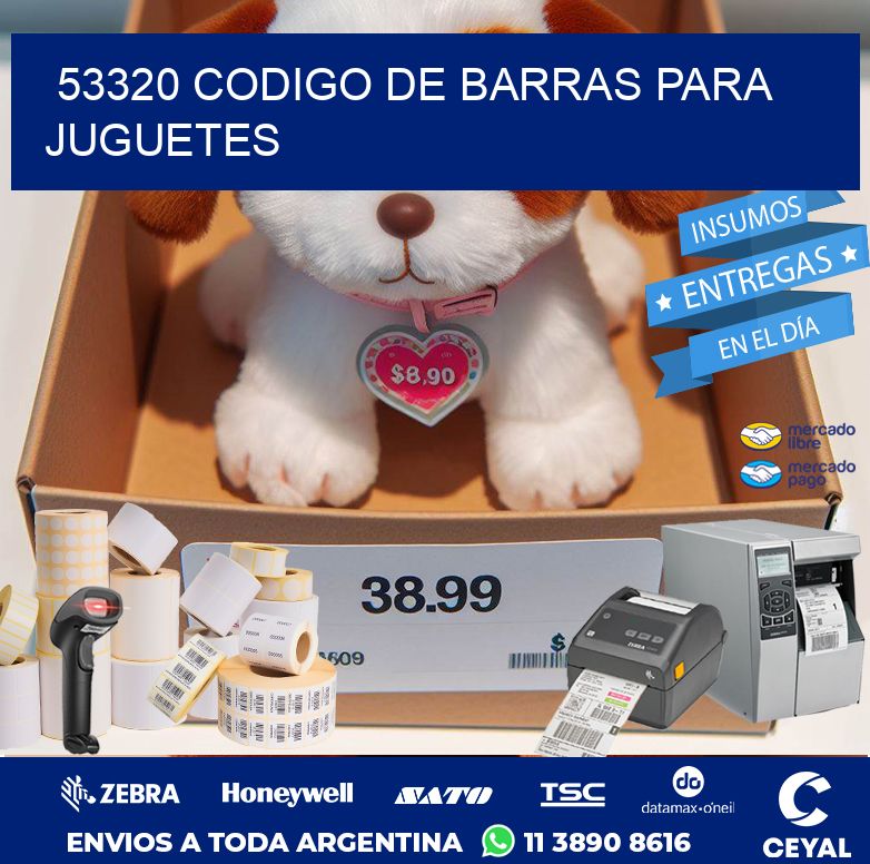 53320 CODIGO DE BARRAS PARA JUGUETES