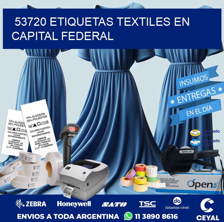 53720 ETIQUETAS TEXTILES EN CAPITAL FEDERAL