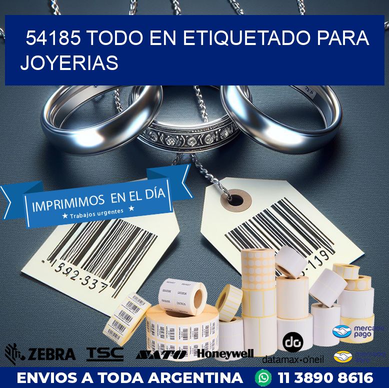 54185 TODO EN ETIQUETADO PARA JOYERIAS