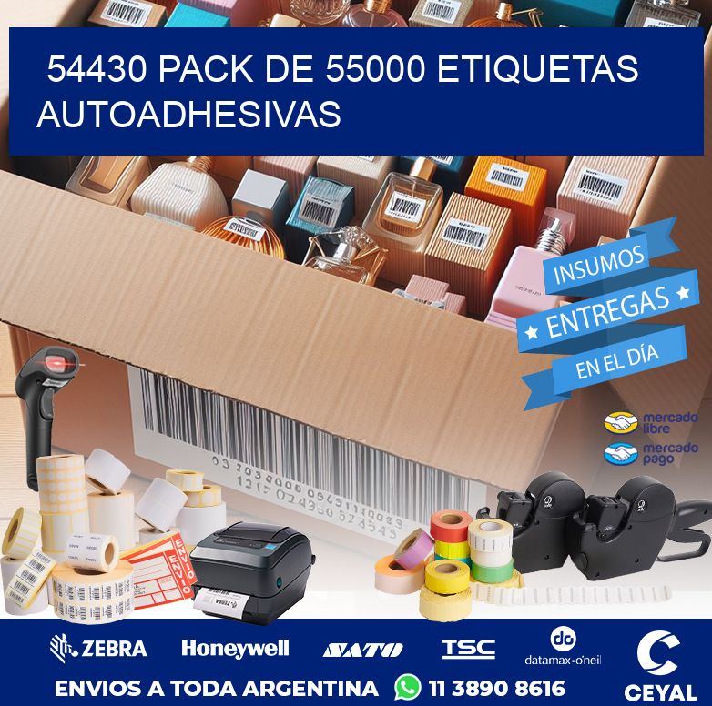 54430 PACK DE 55000 ETIQUETAS AUTOADHESIVAS