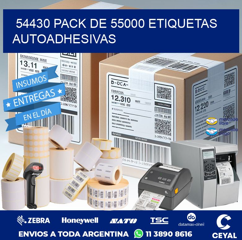 54430 PACK DE 55000 ETIQUETAS AUTOADHESIVAS