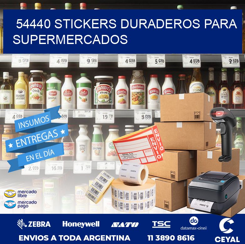 54440 STICKERS DURADEROS PARA SUPERMERCADOS