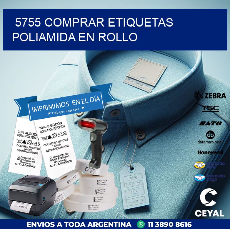 5755 COMPRAR ETIQUETAS POLIAMIDA EN ROLLO