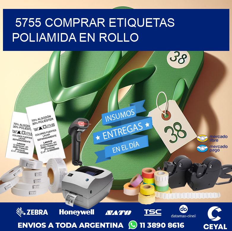 5755 COMPRAR ETIQUETAS POLIAMIDA EN ROLLO