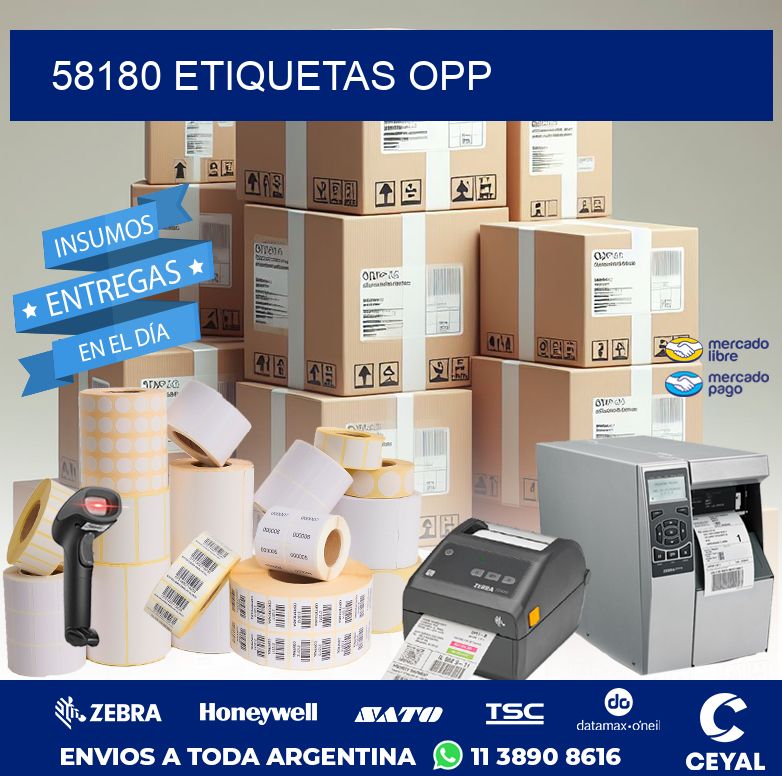 58180 ETIQUETAS OPP