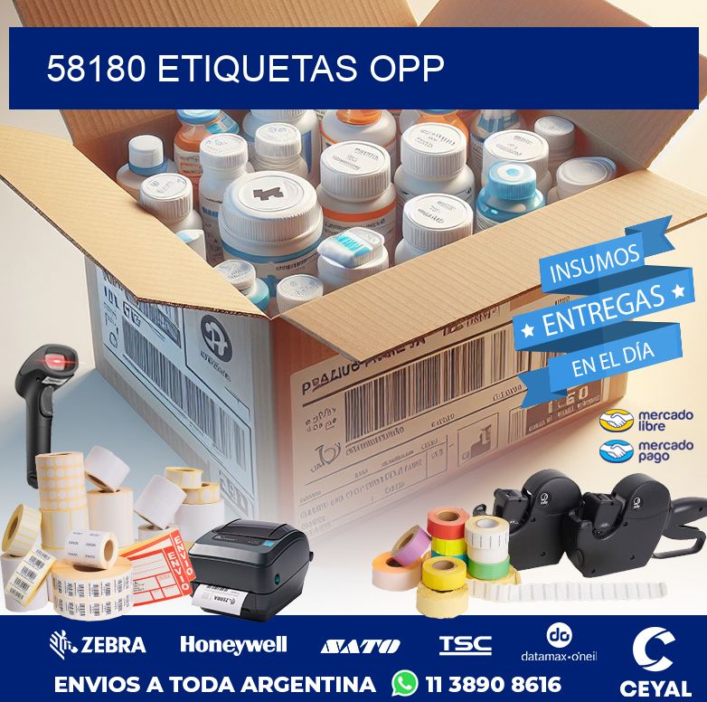 58180 ETIQUETAS OPP