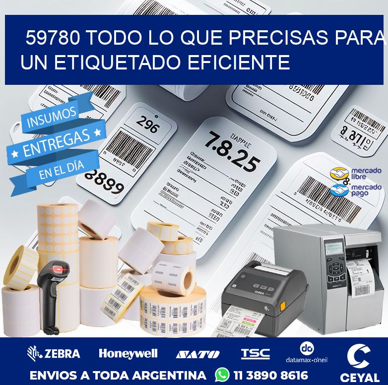 59780 TODO LO QUE PRECISAS PARA UN ETIQUETADO EFICIENTE