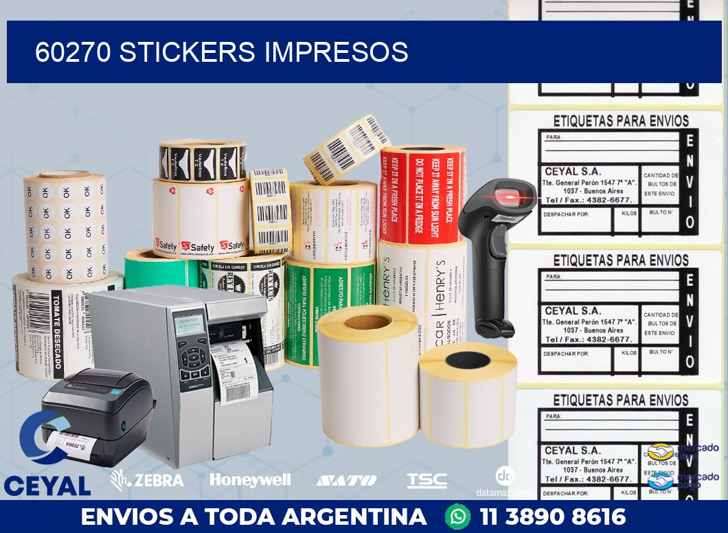 60270 STICKERS IMPRESOS