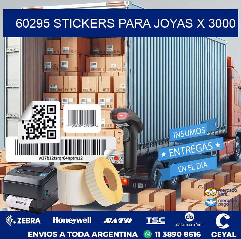 60295 STICKERS PARA JOYAS X 3000