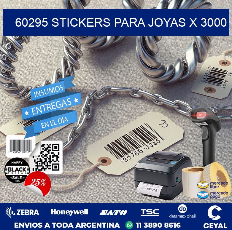 60295 STICKERS PARA JOYAS X 3000