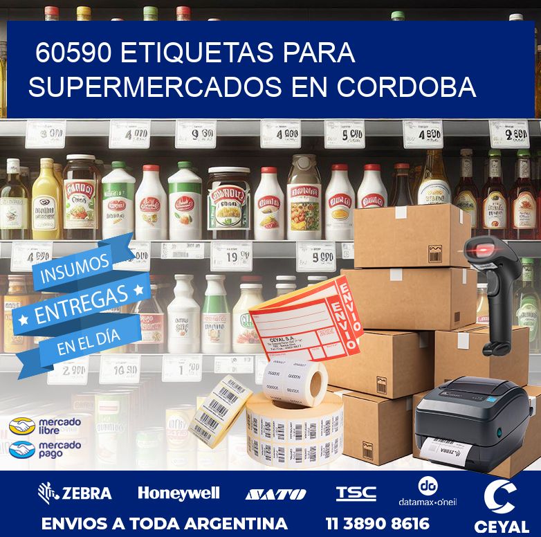 60590 ETIQUETAS PARA SUPERMERCADOS EN CORDOBA