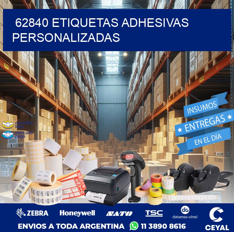 62840 ETIQUETAS ADHESIVAS PERSONALIZADAS