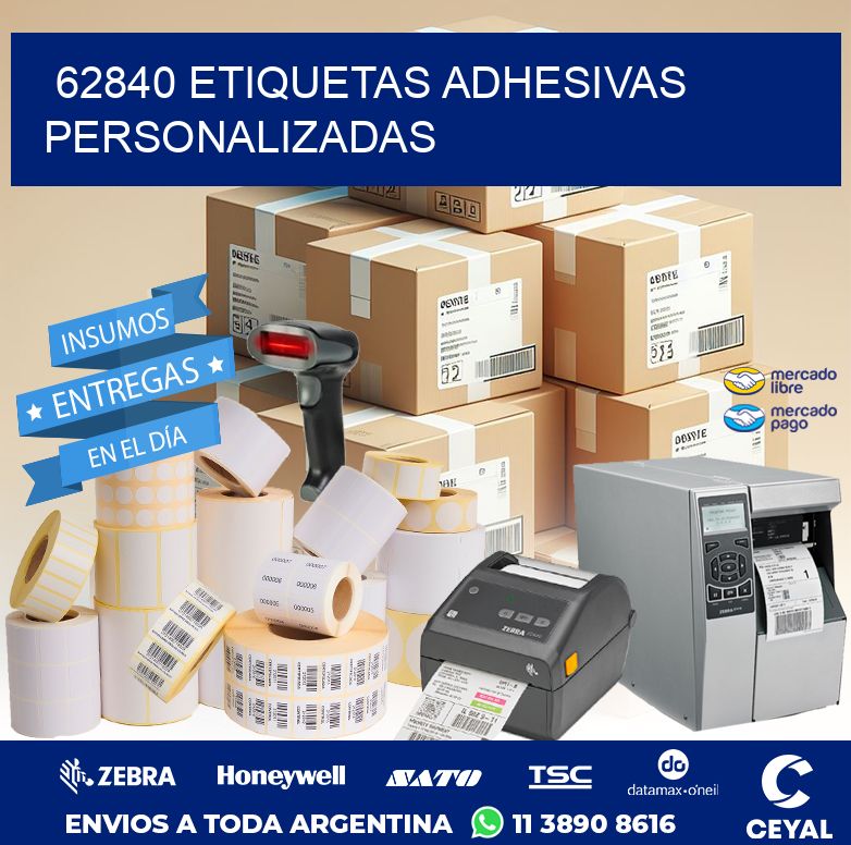 62840 ETIQUETAS ADHESIVAS PERSONALIZADAS