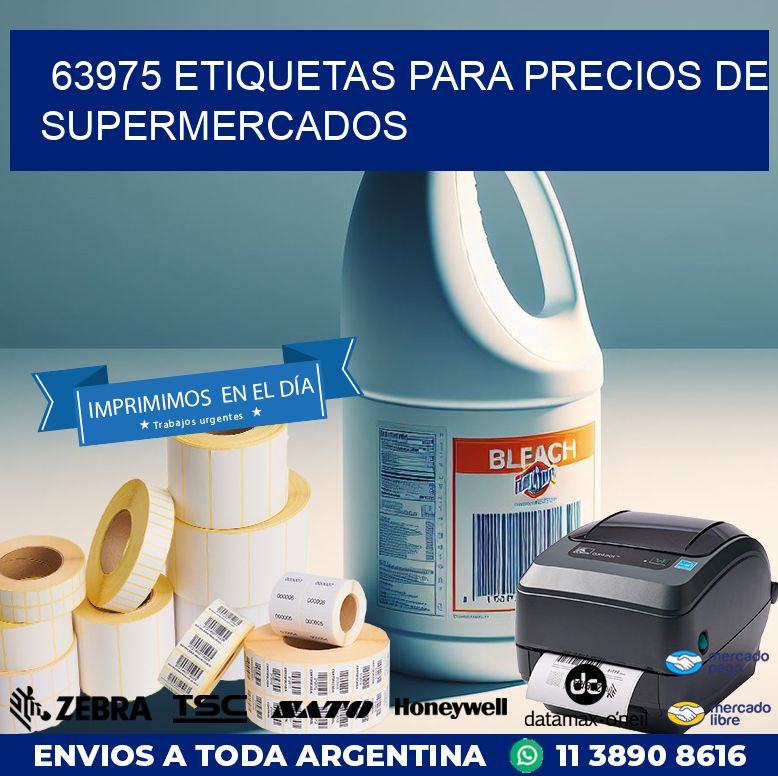 63975 ETIQUETAS PARA PRECIOS DE SUPERMERCADOS