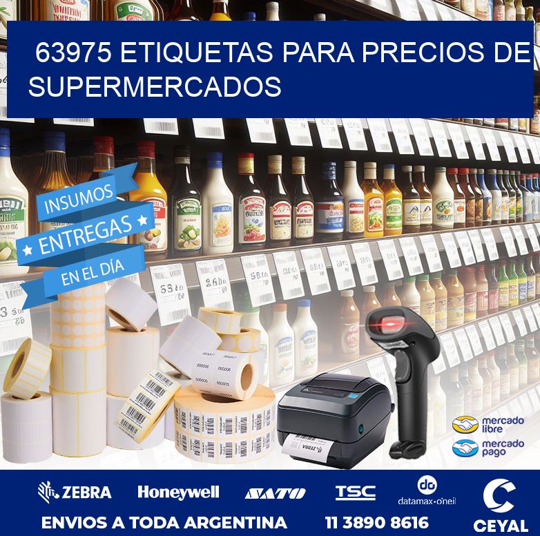 63975 ETIQUETAS PARA PRECIOS DE SUPERMERCADOS