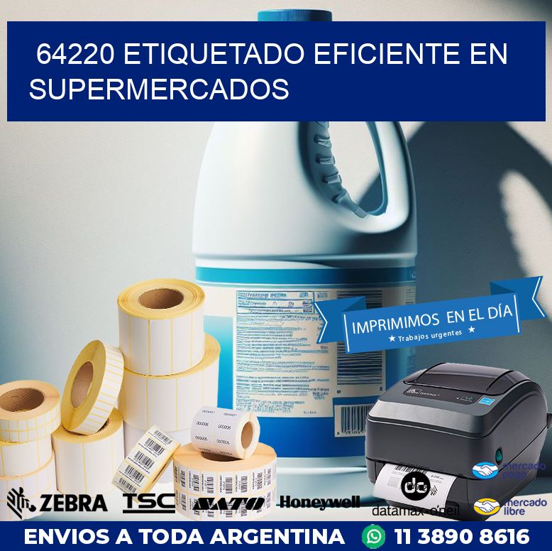64220 ETIQUETADO EFICIENTE EN SUPERMERCADOS