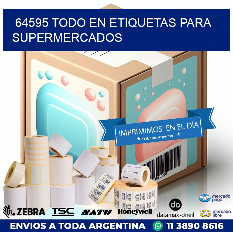 64595 TODO EN ETIQUETAS PARA SUPERMERCADOS