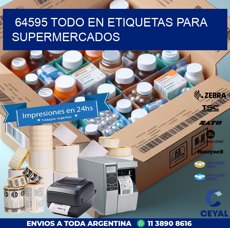64595 TODO EN ETIQUETAS PARA SUPERMERCADOS