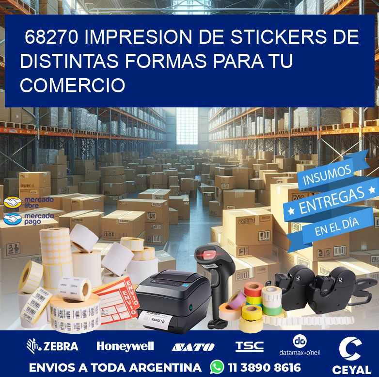 68270 IMPRESION DE STICKERS DE DISTINTAS FORMAS PARA TU COMERCIO